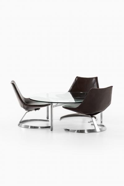 J rgen Kastholm Preben Fabricius Seating Group Model Scimitar Produced by Ivan Schlecter