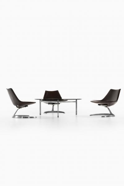 J rgen Kastholm Preben Fabricius Seating Group Model Scimitar Produced by Ivan Schlecter