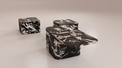 J rome Bugara Nero Coffee Tables 1 2 3