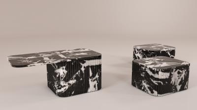 J rome Bugara Nero Coffee Tables 1 2 3