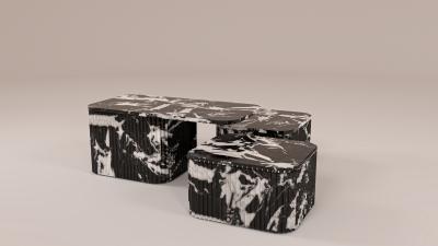 J rome Bugara Nero Coffee Tables 1 2 3
