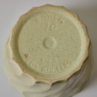 JA Bauer Midcentury Speckle Glazed Mint Ceramic Bauer Planter