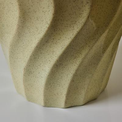 JA Bauer Midcentury Speckle Glazed Mint Ceramic Bauer Planter