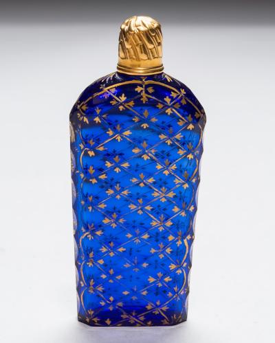 JAMES GILES A FACET CUT SCENT BOTTLE BY JAMES GILES