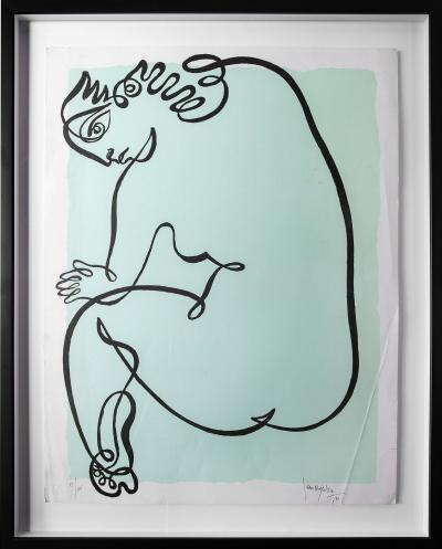 JEAN NEGULESCO JEAN NEGULESCO CONTINUOUS LINE DRAWINGS GREEN