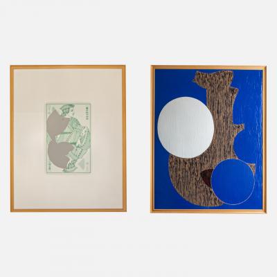 JEAN PIERRE BRUNEAUD First and second part of the dyptic