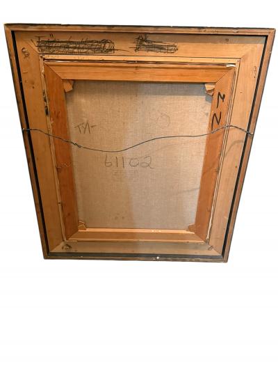 JEAN PIERRE SERRIER FRENCH SURREALIST FEMALE PORTRAIT LANDSCAPE BY JEAN PIERRE SERRIER