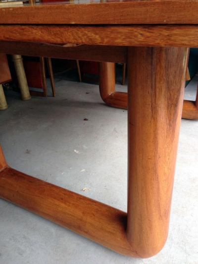 JEAN ROY RE French Oak Dining Table with Extension Leaves by Jean Royere
