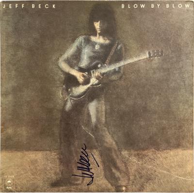 JEFF BECK BLOW BY BLOW AUTOGRAPHED ALBUM