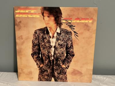 JEFF BECK FLASH AUTOGRAPHED ALBUM