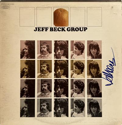 JEFF BECK GROUP AUTOGRAPHED ALBUM