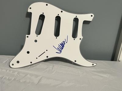 JEFF BECK SUPERB AUTOGRAPHED STRATOCASTER STYLE PICKGUARD