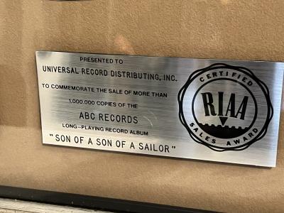 JIMMY BUFFET SON OF A SAILOR RIAA AWARD