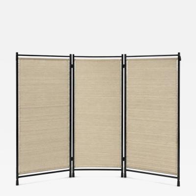 JM Szymanski Horsehair Textile Folding Screen