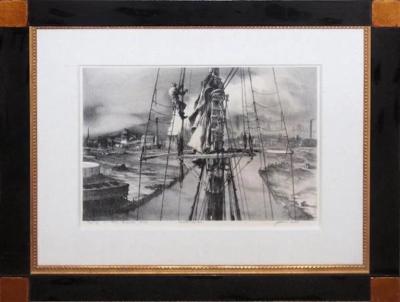 JOHN A NOBLE JOHN A NOBLE 1913 1983 DYING IN THE ENGLISH KILLS MAN MAST 2