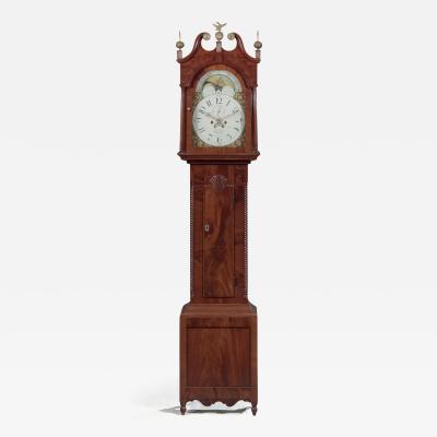 JOHN NICHOLL FEDERAL TALL CASE CLOCK BY JOHN NICHOLL