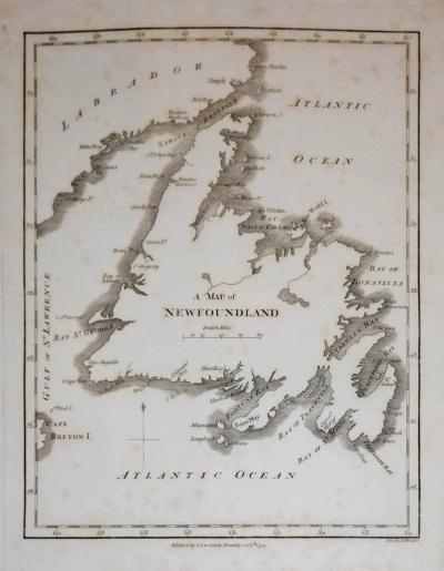 JOHN STOCKDALE JOHN STOCKDALE A MAP OF NEWFOUNDLAND