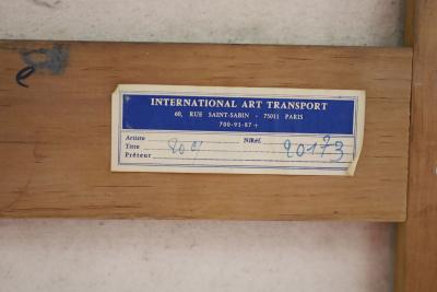 JOan Thorne Joan Thorne born 1943 Izz Oil on Canvas 1979 83 x 68 