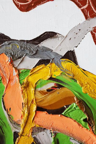 JOan Thorne Joan Thorne born 1943 Izz Oil on Canvas 1979 83 x 68 