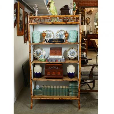 JW Custom Line Bamboo Bookcase