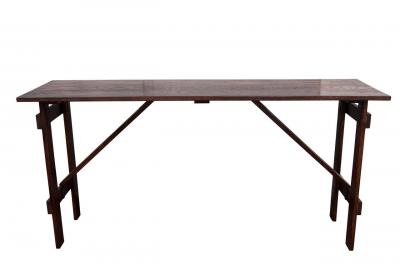 JW Custom Line Campaign Console Sofa Back Table