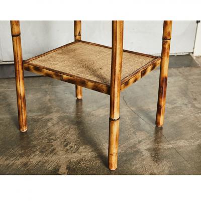JW Custom Line Octagonal Tiger Bamboo Side Table