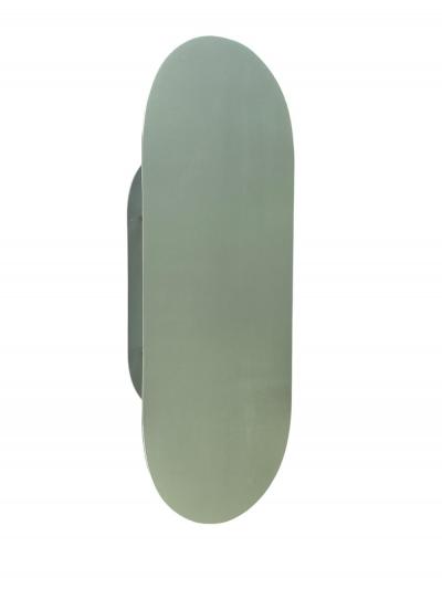 JW Custom Line Painted Oval Console Pier Table