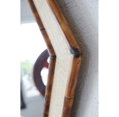 JW Limited Edition Custom Line Hexagon Bamboo Mirror