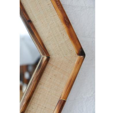 JW Limited Edition Custom Line Hexagon Bamboo Mirror