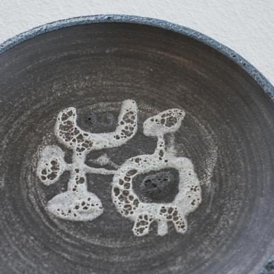 Jaap Dommisse Jaap Dommisse Midcentury Cobra Style Studio Pottery Dish 1950s
