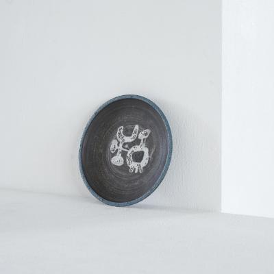Jaap Dommisse Jaap Dommisse Midcentury Cobra Style Studio Pottery Dish 1950s
