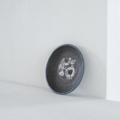 Jaap Dommisse Jaap Dommisse Midcentury Cobra Style Studio Pottery Dish 1950s