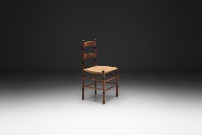 Jac Levee Wood and Wicker Chair by N V Jac Levee The Netherlands Early 20th Century