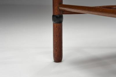 Jac Levee Wood and Wicker Chair by N V Jac Levee The Netherlands Early 20th Century