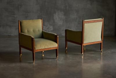 Jac van den Bosch Lounge Chairs by Jac van den Bosch Netherlands 1920s