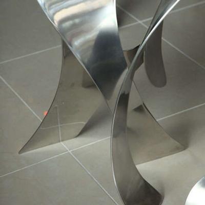Jack Arnold Two Stainless Steel Abstract Sculptures Jack Arnold