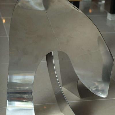Jack Arnold Two Stainless Steel Abstract Sculptures Jack Arnold