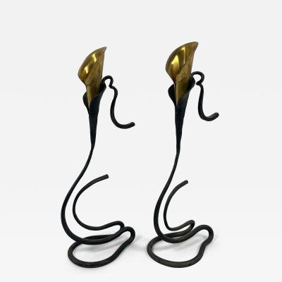 Jack Brubaker Jack Brubaker Calla Lilly Candlesticks