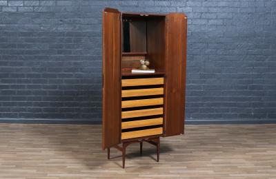 Jack Cartwright Jack Cartwright Gentlemens Wardrobe Dressing Cabinet w Mirror