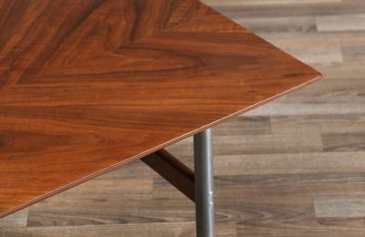 Jack Cartwright Jack Cartwright Steel Walnut Coffee Table for Founders