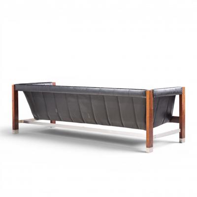 Jack Cartwright Jack Cartwright for Founders Mid Century Rosewood Leather Sling Sofa