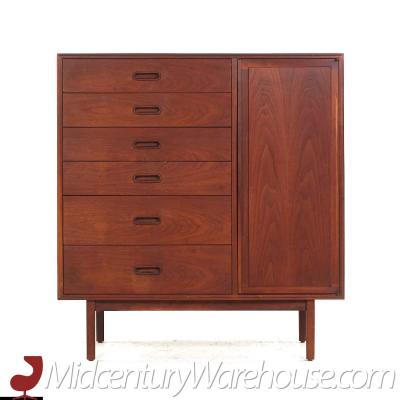 Jack Cartwright Jack Cartwright for Founders Mid Century Walnut Armoire