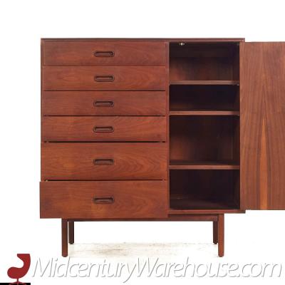 Jack Cartwright Jack Cartwright for Founders Mid Century Walnut Armoire