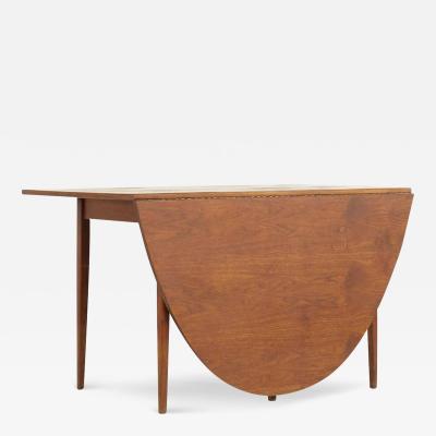 Jack Cartwright Jack Cartwright for Founders Mid Century Walnut Drop Leaf Dining Table