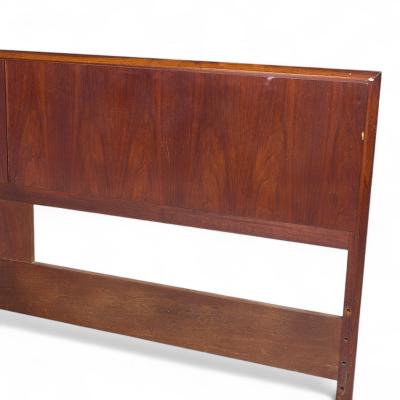 Jack Cartwright Jack Cartwright for Founders Mid Century Walnut King Headboard