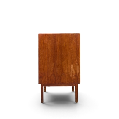 Jack Cartwright Jack Cartwright for Founders Mid Century Walnut and Cane Credenza