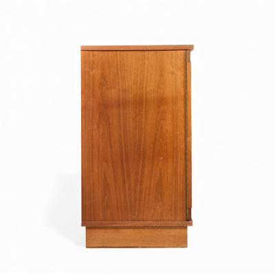 Jack Cartwright Jack Cartwright for Founders Mid Century Walnut and Cane Credenza and Hutch