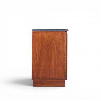 Jack Cartwright Jack Cartwright for Founders Mid Century Walnut and Slate Top Credenza