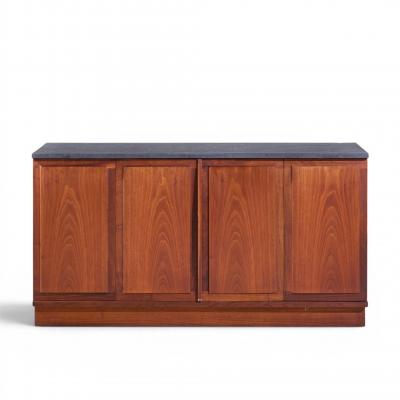Jack Cartwright Jack Cartwright for Founders Mid Century Walnut and Slate Top Credenza