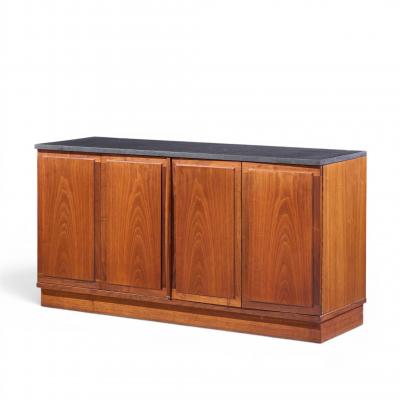 Jack Cartwright Jack Cartwright for Founders Mid Century Walnut and Slate Top Credenza